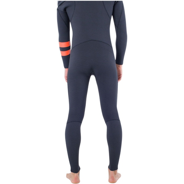Hurley Mens Plus 4/3mm Chest Zip Wetsuit MFS0012403 - Black / Graphite